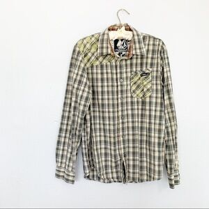 VOLCOM BARMUDA Classic Plaid Shirt
